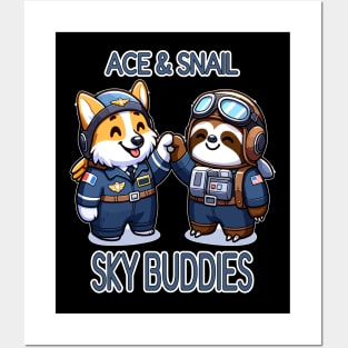 Ace & Snail, Sky Buddies Posters and Art